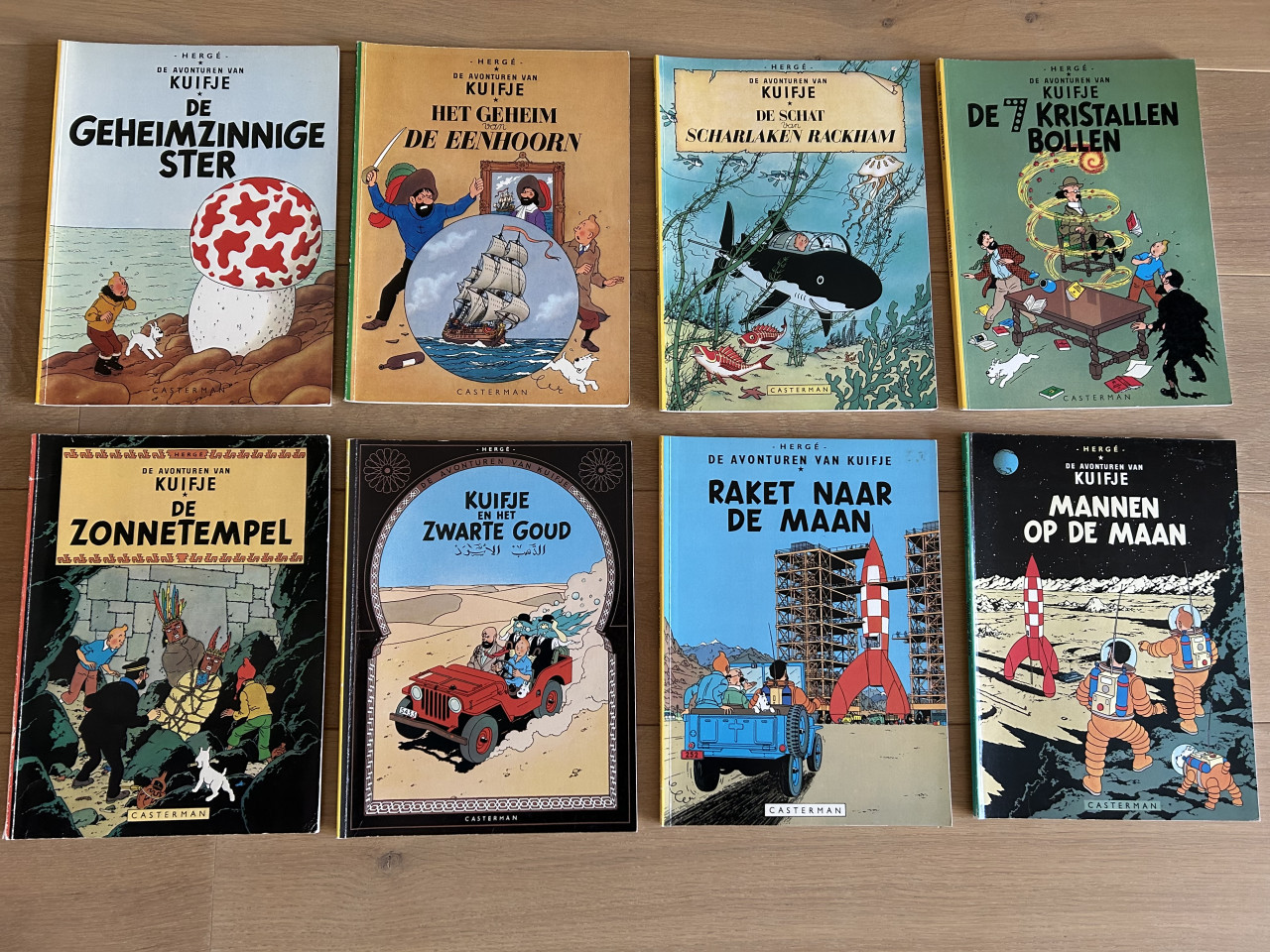Kuifje stripboeken complete serie