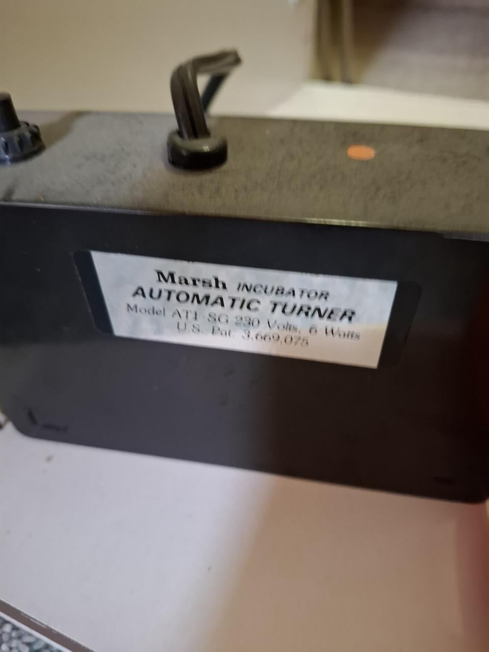 Vintage Marsh Turn-X broedmachine model TX6 230V export