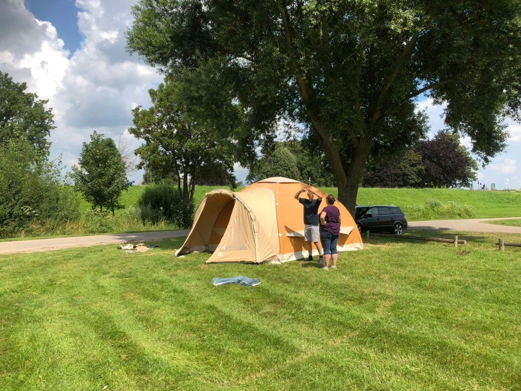 Karsten opblaasbare tent 3,5x3,5meter
