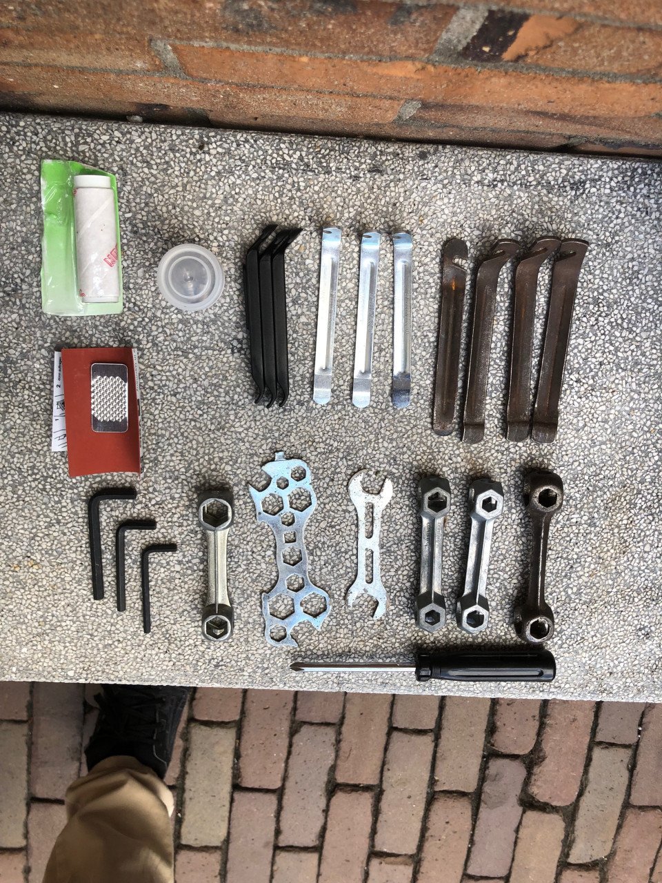 Een setje fiets spullen.
