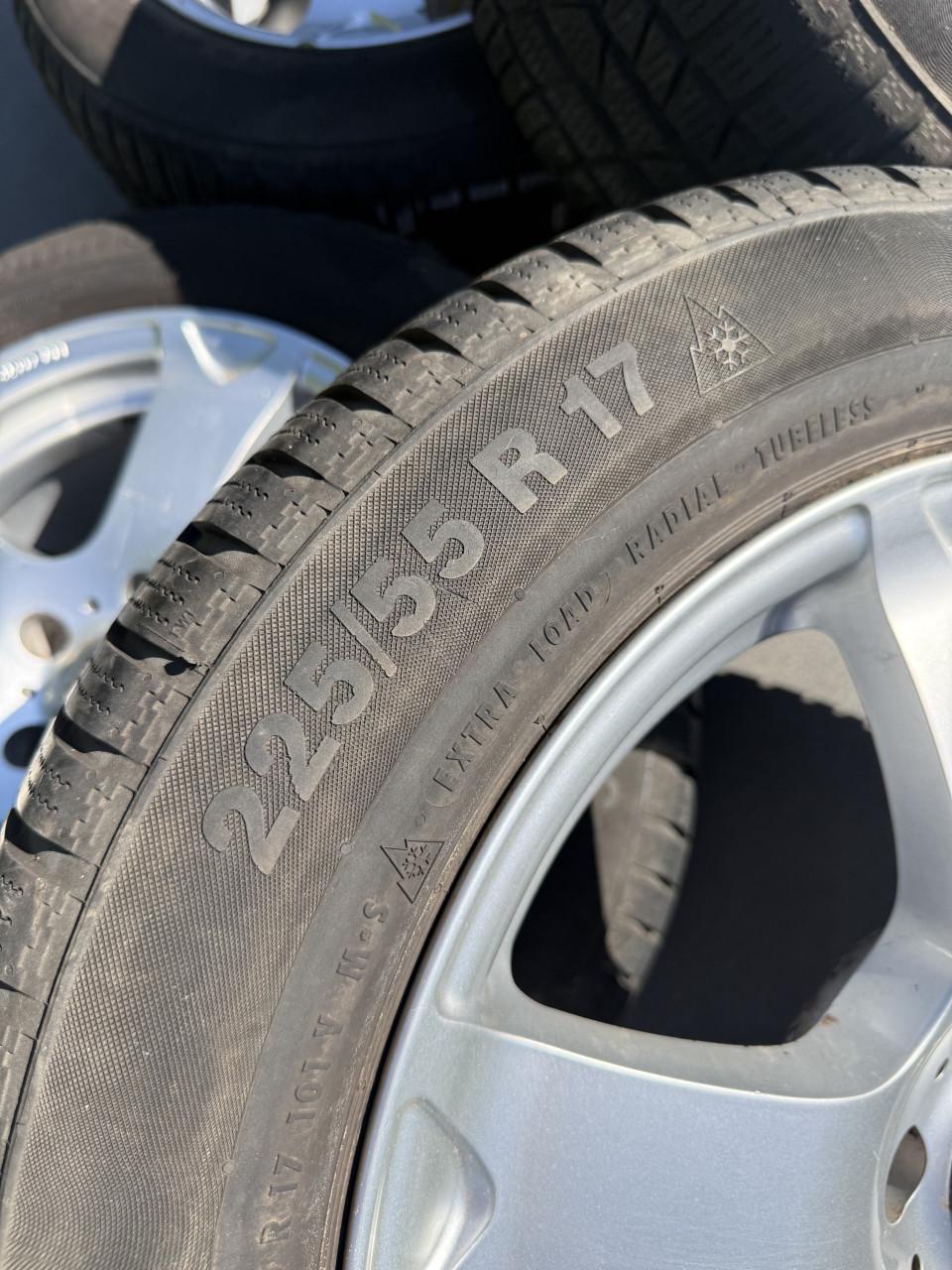 Mercedes Vito velgen met winterbanden