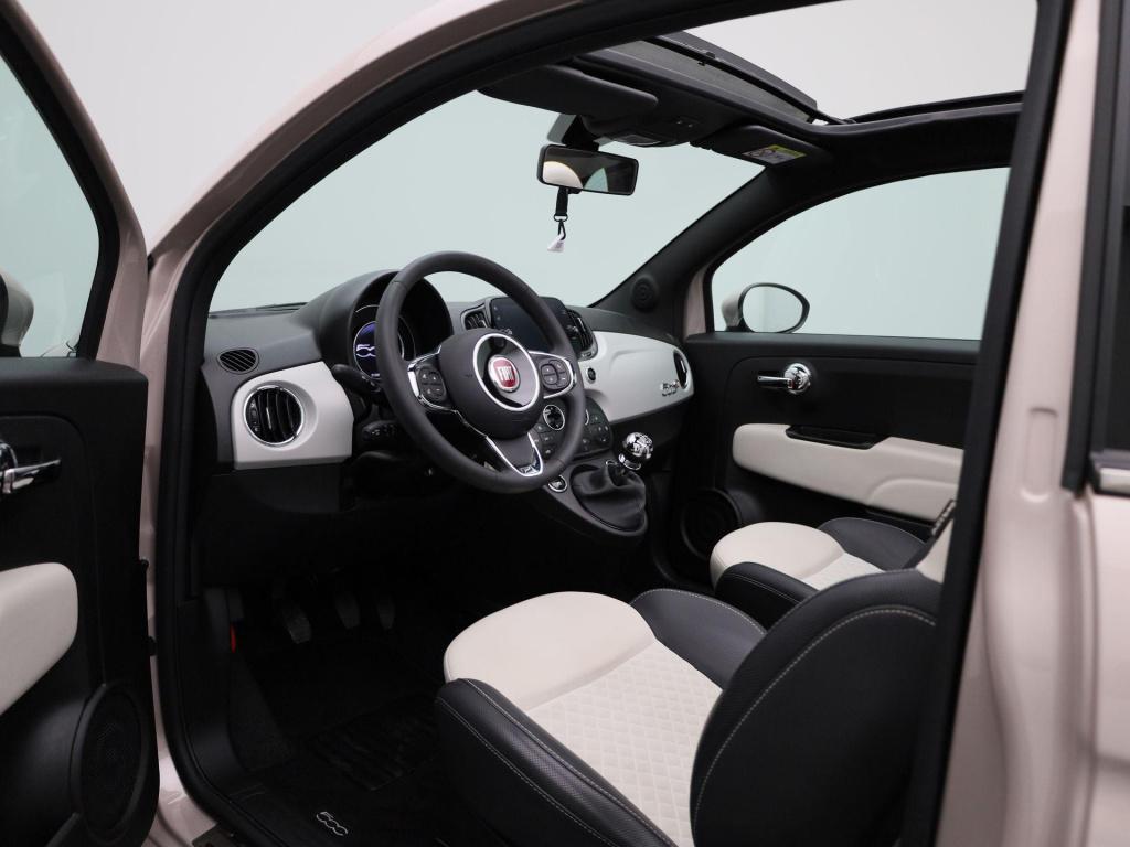 Fiat 500 C 1.0 hybrid star | cabrio | half-leder | navigatie | climate cont