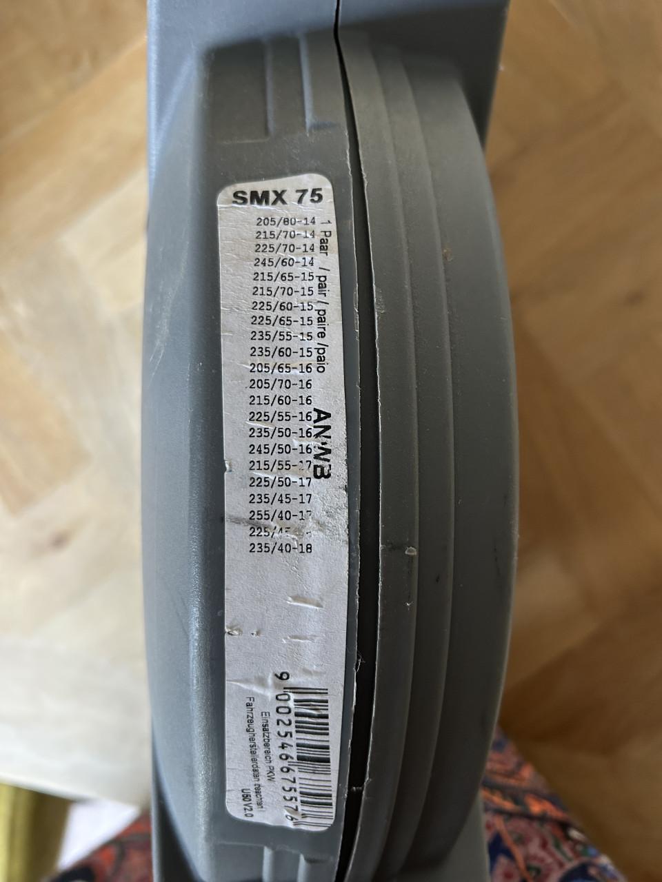 Sneeuwkettingen (ongebruikt), diverse maten, zie foto's