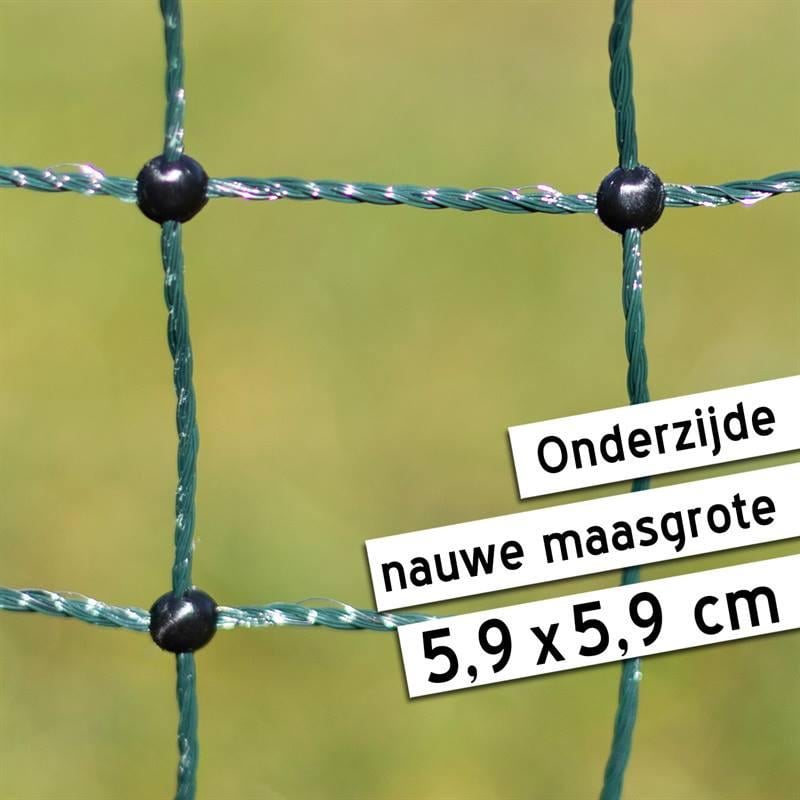 VosPet omheiningsnet/hondennet 10 meter, groen