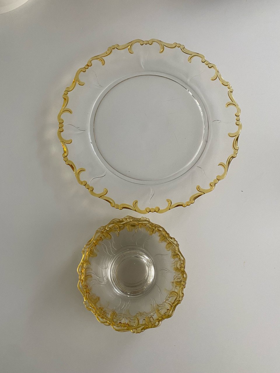 Gebakservies vintage/ retro