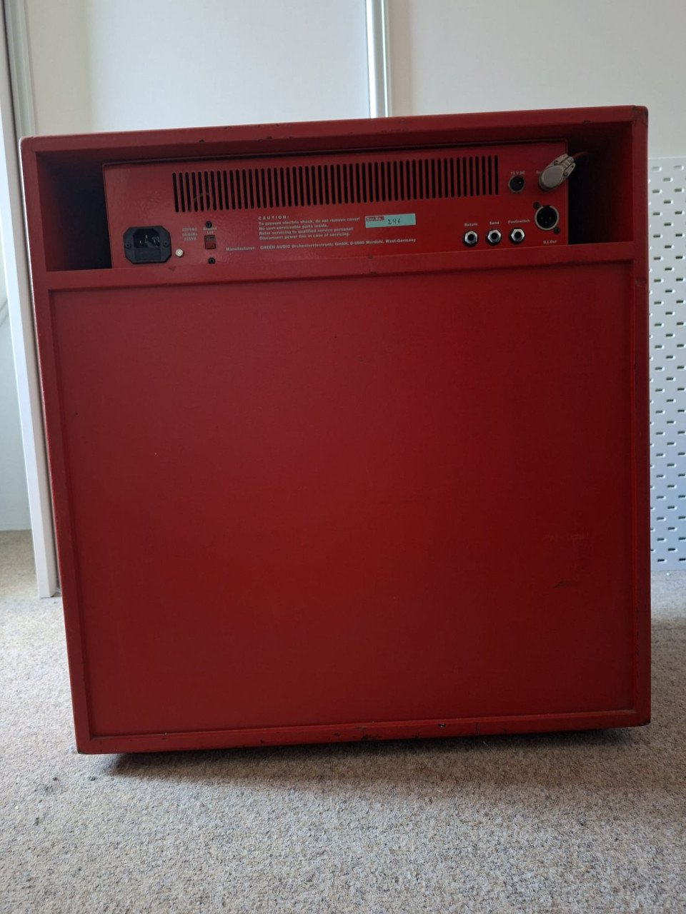 Green Audio Fireball Basversterker serienummer 246