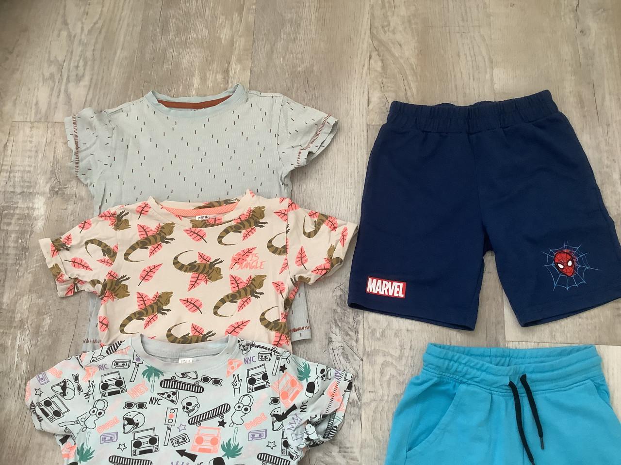 Kledingpakket jongens, maat 110/116 - 7 stuks