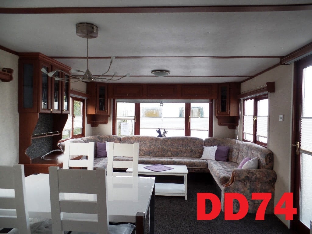 Chalets en stacaravans met gespiegelde indeling en 2 of 3 slaapkamers