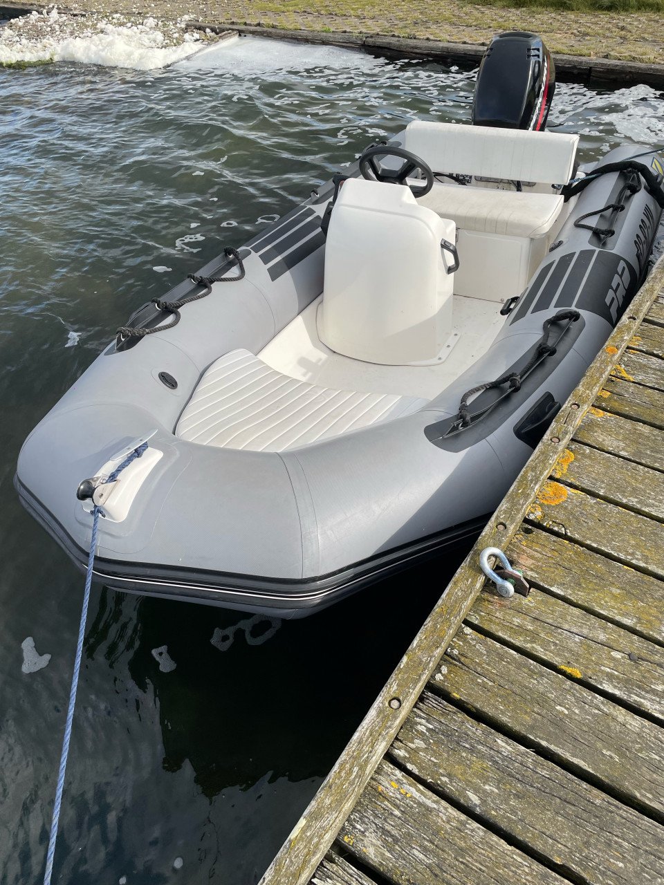 Zodiac pro 7 man met 50 pk Mercury, mooie set!