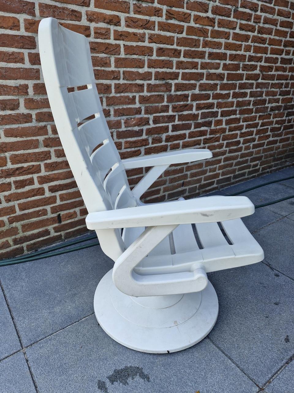 Draaibaar tuinfauteuil met kussen