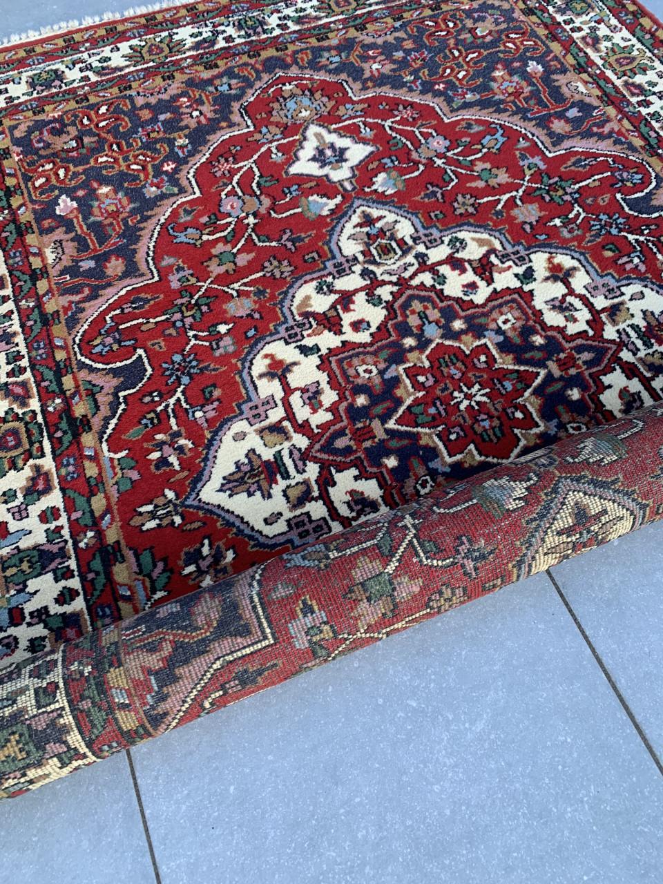 ❣️Waanzinnig Leuk Kleurrijk Handgeknoopt Vintage Vloerkleed ❣️