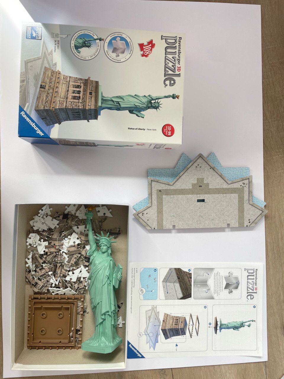 Ravensburger Vrijheidsbeeld- 3D puzzel