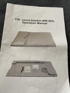 Sauna deken infrarood (reumadeken)