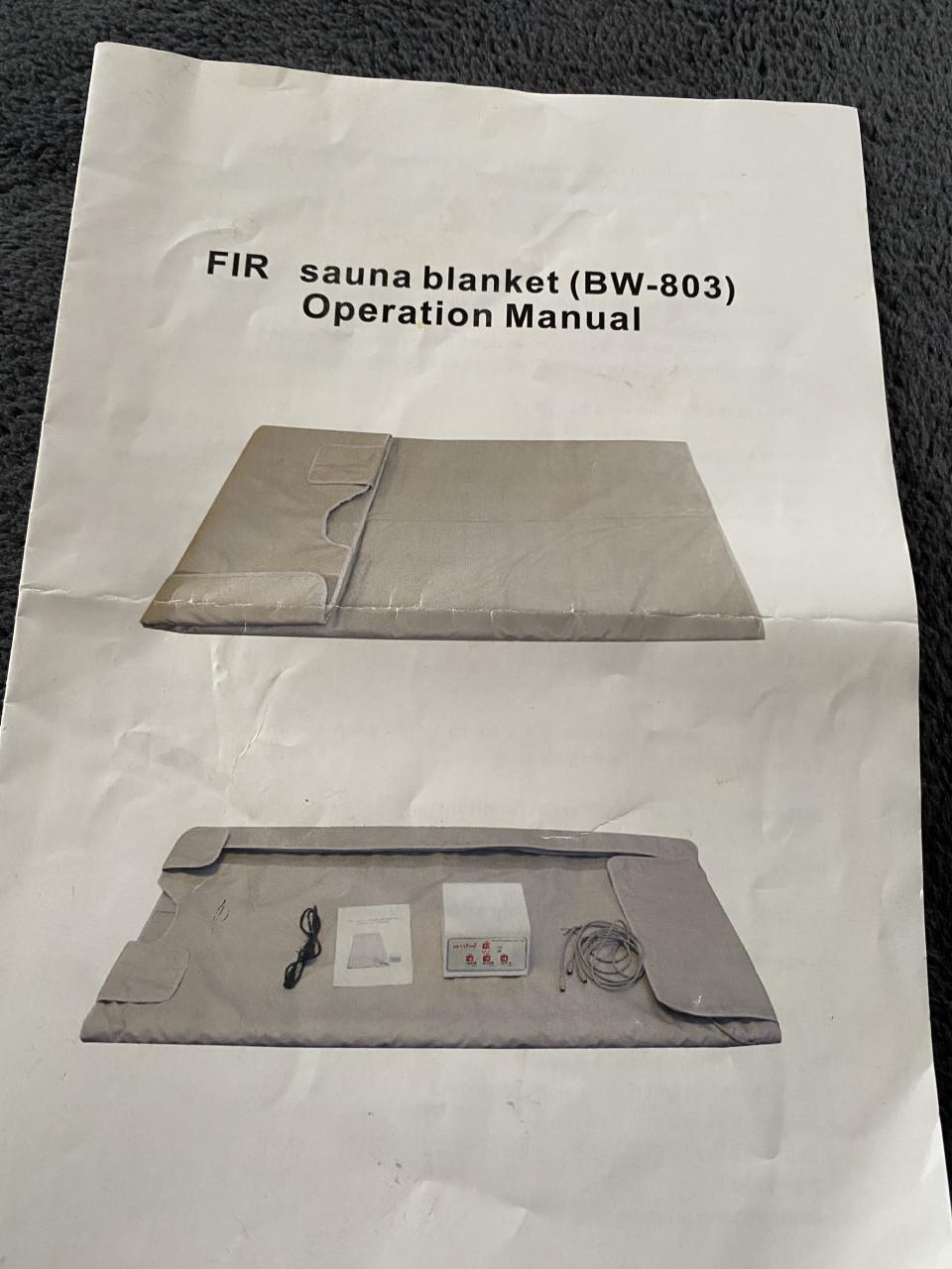Sauna deken infrarood (reumadeken)