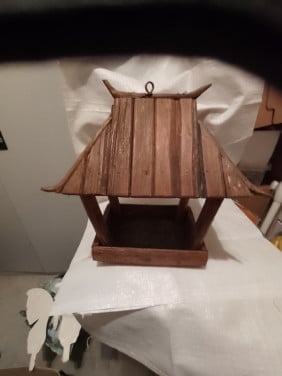 Vogelhuis + nest kastjes v tuin