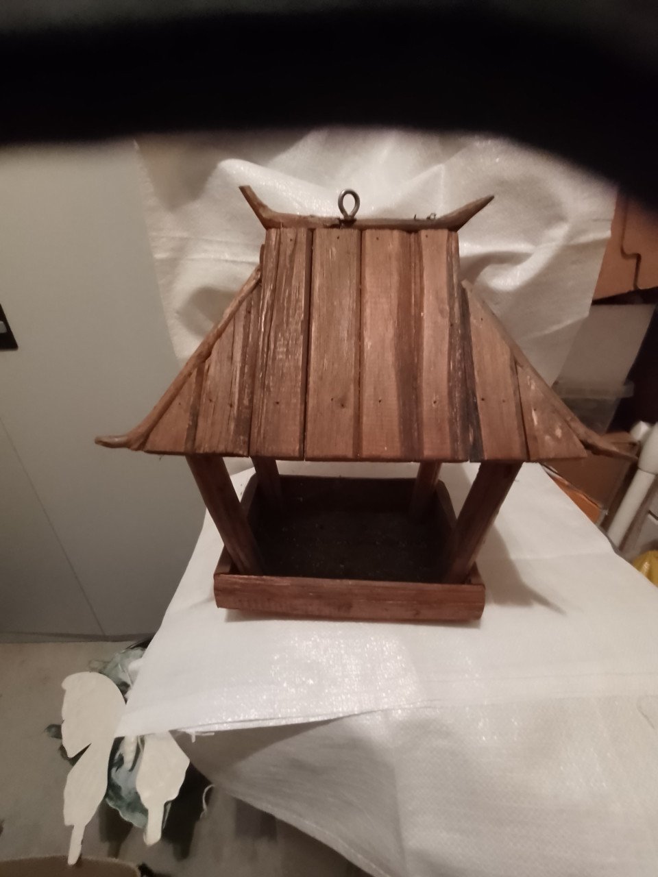 Vogelhuis + nest kastjes v tuin
