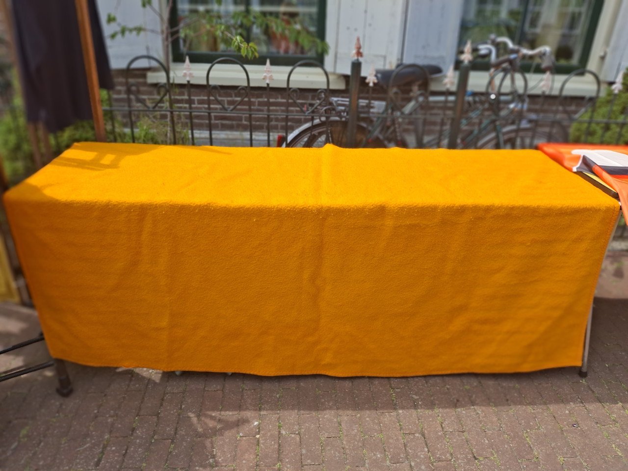 Oranje dekens