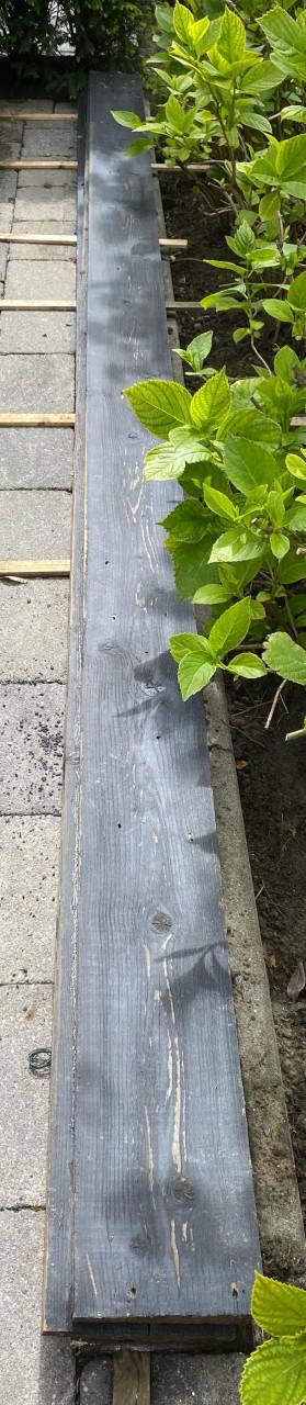 Planken Zweeds Rabat zwart