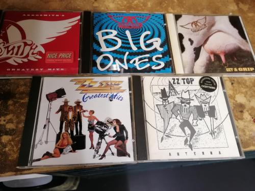 Aerosmith en ZZ top 5 cd,s