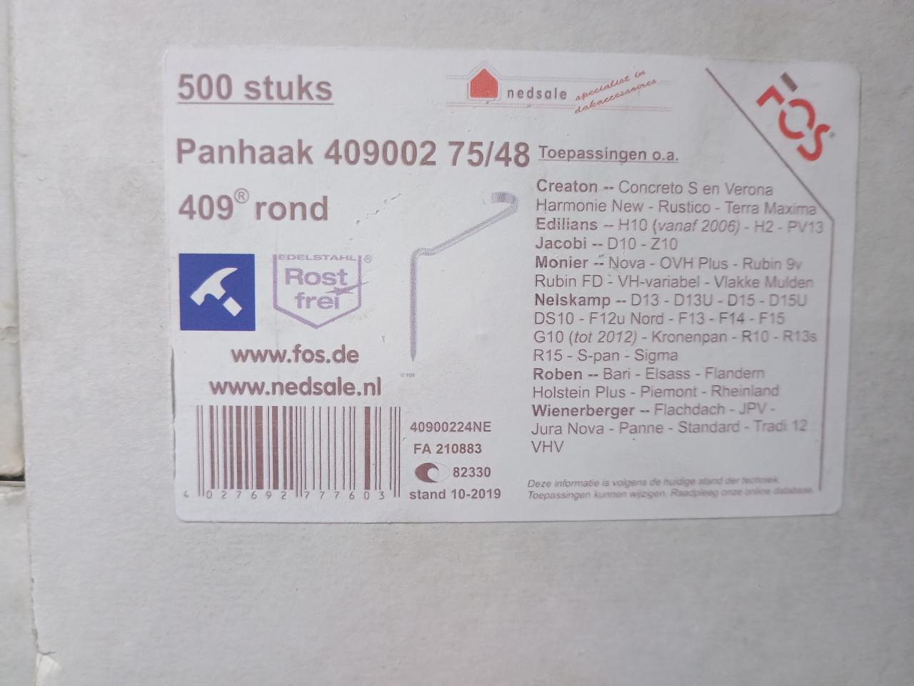 Verschillende soorten dakpan haken