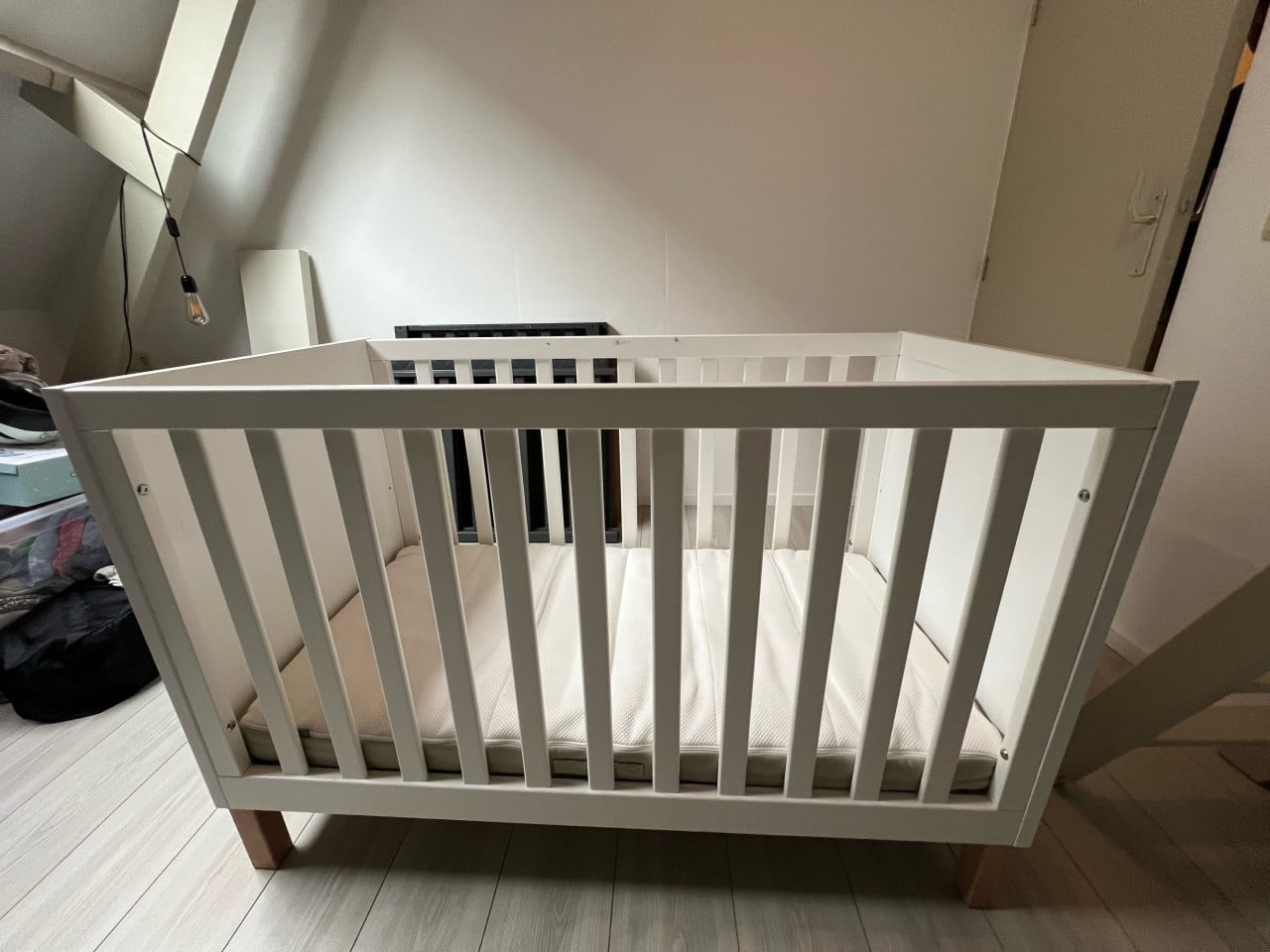 Bopita Babybed 60x120 cm Wit – inclusief matras