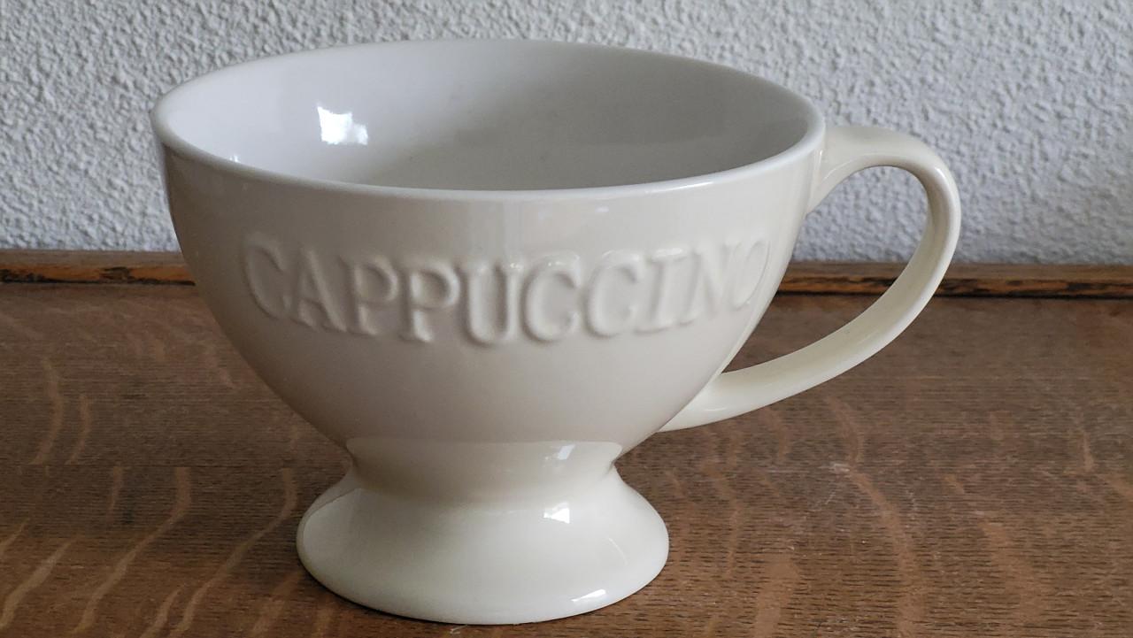 XL cappuccino kop - NIEUW