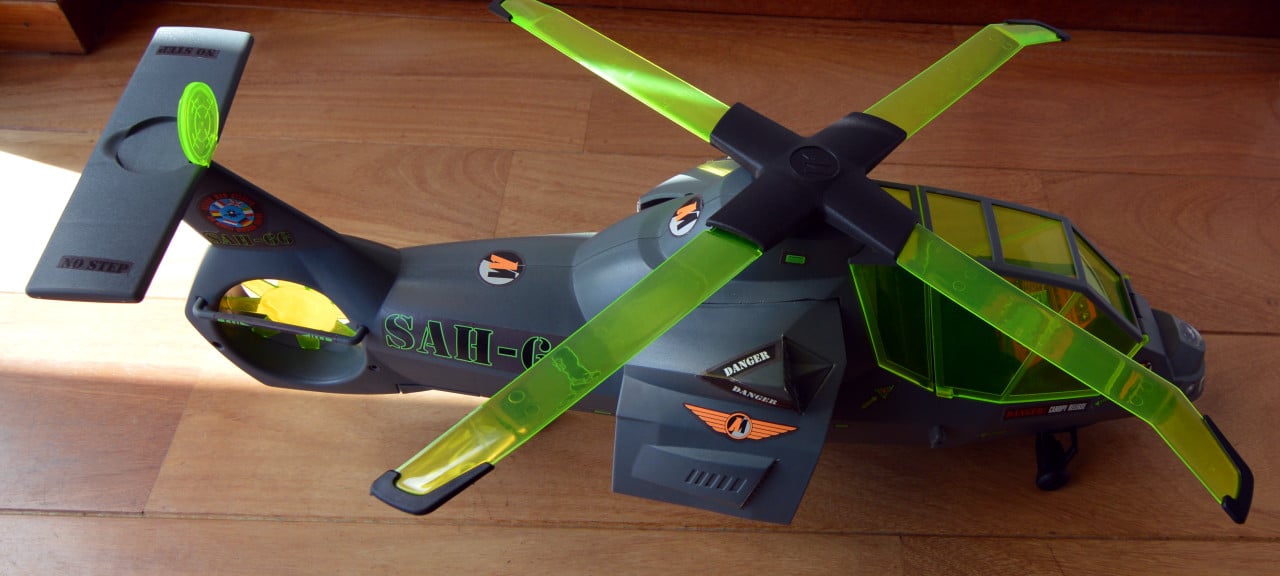 Action Man | Set (turbo-copter SAH-66 + 10 poppen + accessoires)