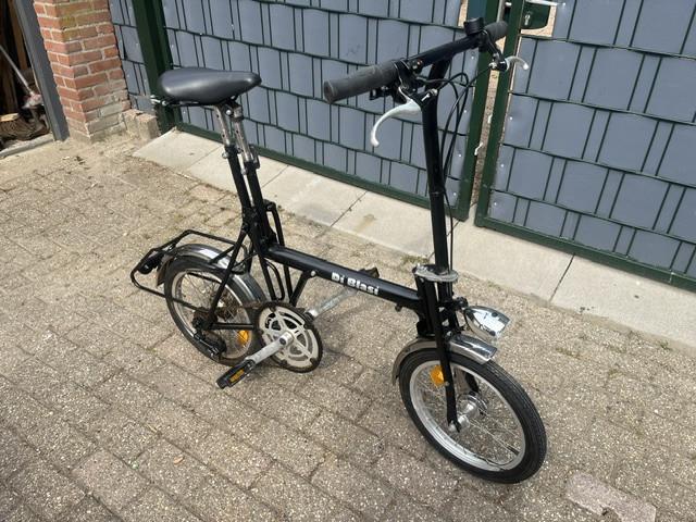 Vouwfiets Di Blasi Zwart 16inch wielen