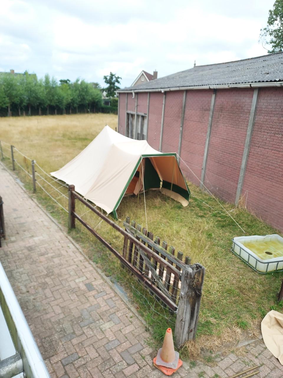 Piramide tent biesbosch