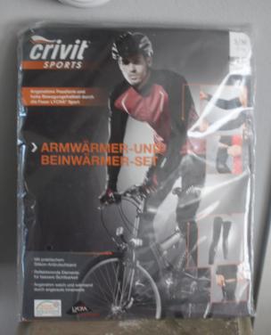 Nieuwe in verpakking arm en beenwarmset s-m