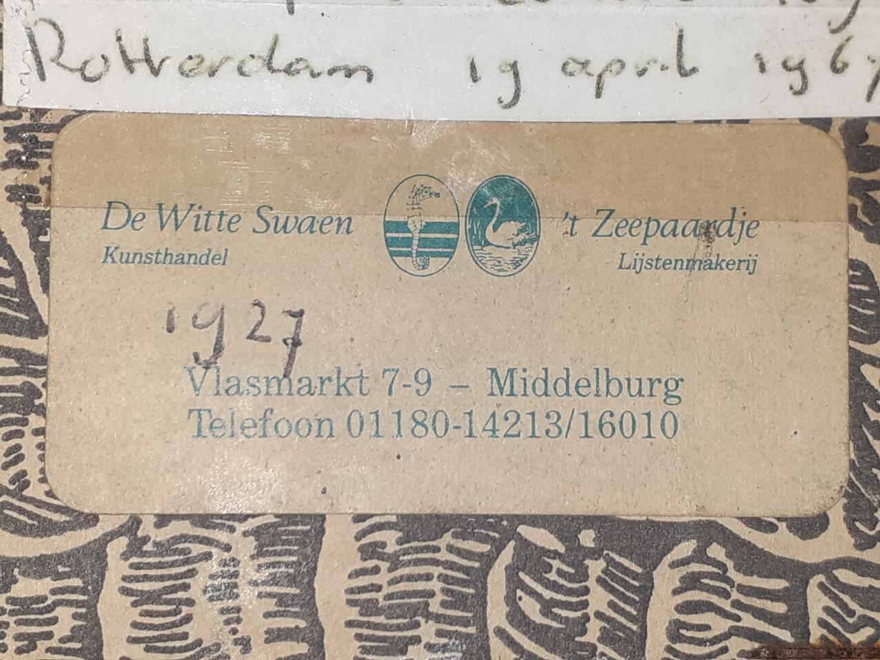 Schilderij *** Toren van ZOUTELANDE ***   1927 Ets