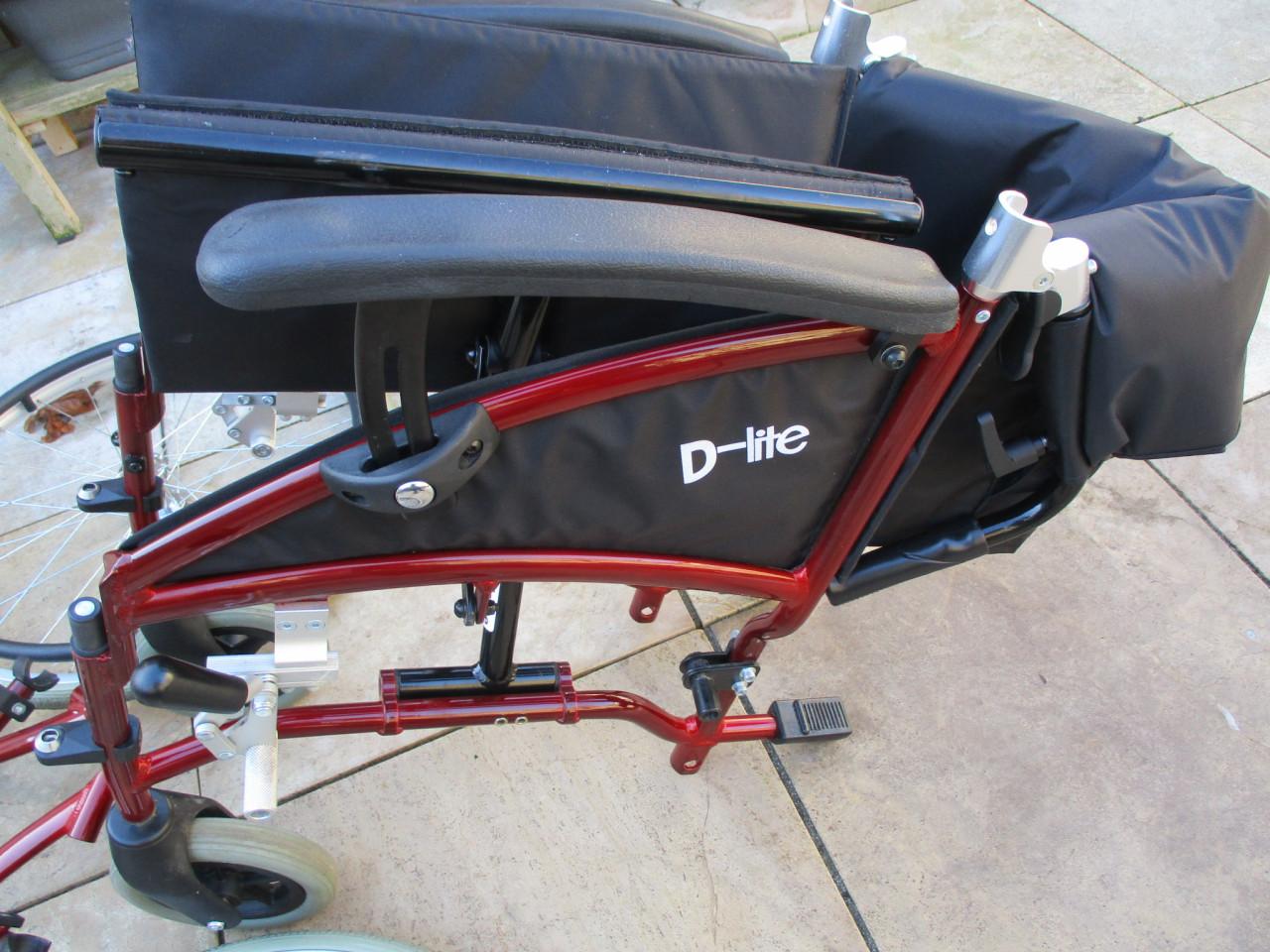 Zgan opvouwbare lichtgewicht rolstoel met anti-lekbanden en hoepels