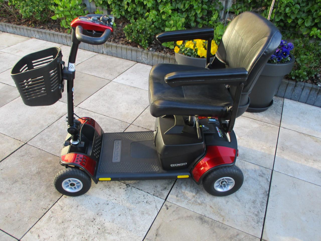 Nieuw wegens geen gebruik Pride GOGO Traveller Plus opvouwbare scootmobiel