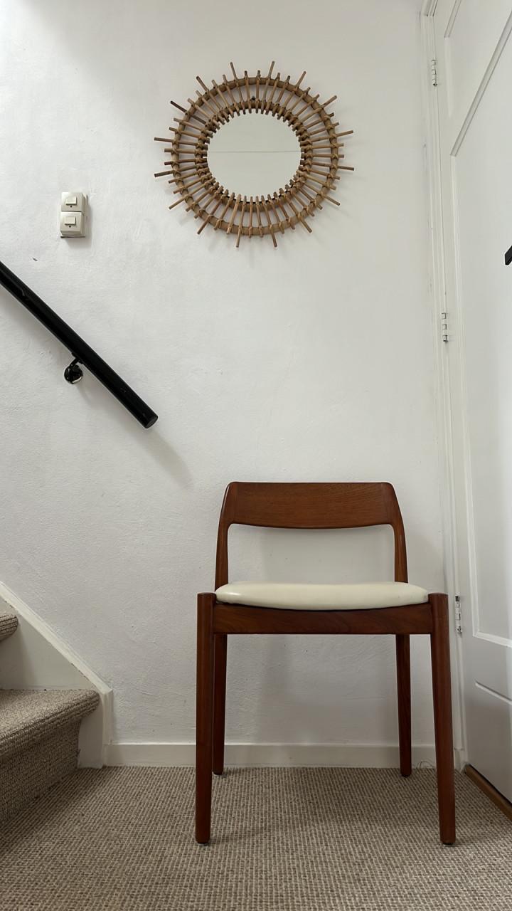 Retro vintage jaren 60 teak stoel