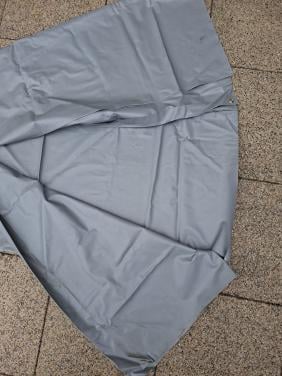 Zeil camping 3x4m grijs