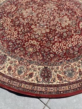 ❣️Super Leuk Sfeervol Rond Vintage Vloerkleed❣️170 cm doorsnede❣️