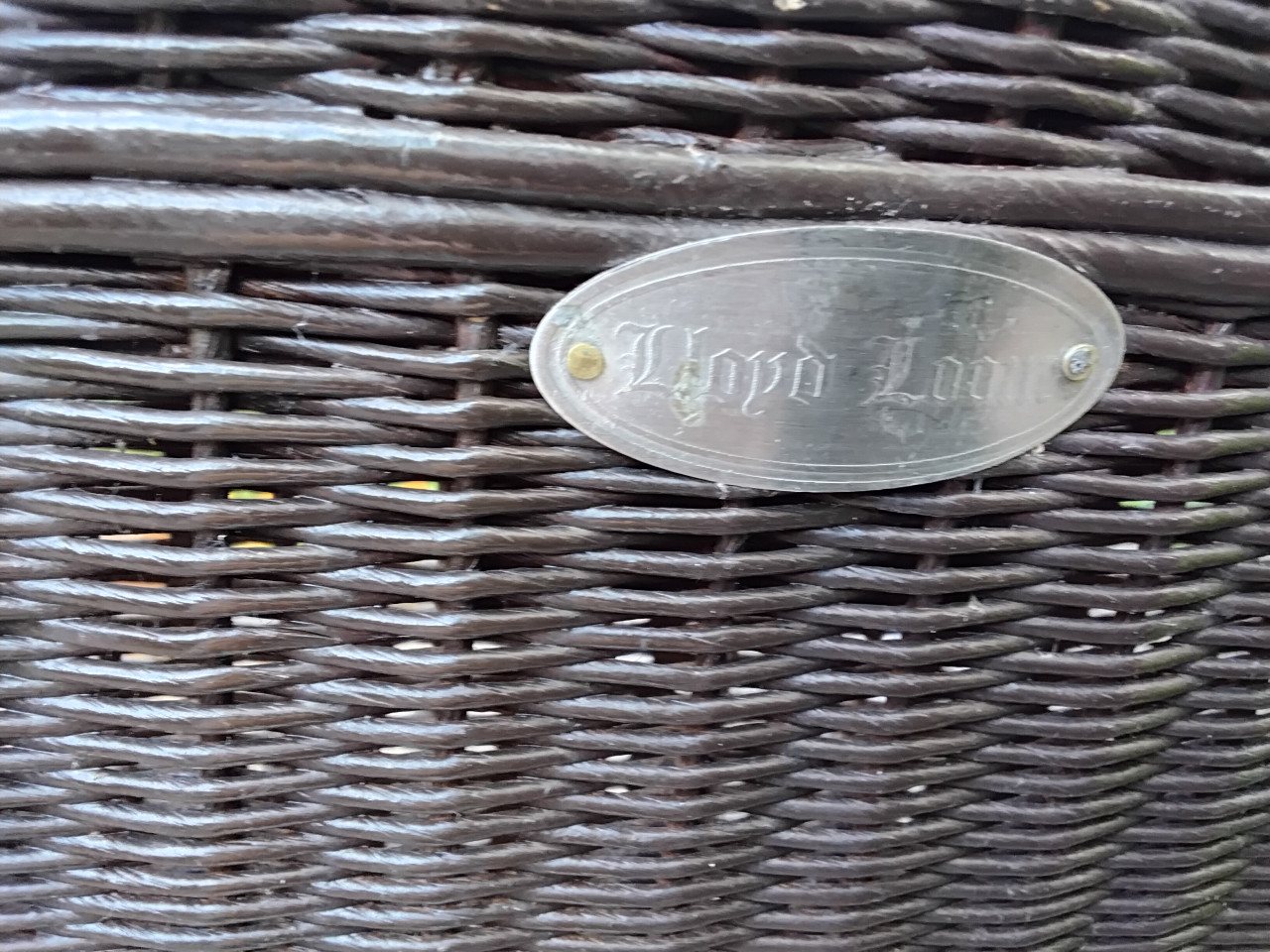 4 moderne Lloyd Loom tuinstoelen