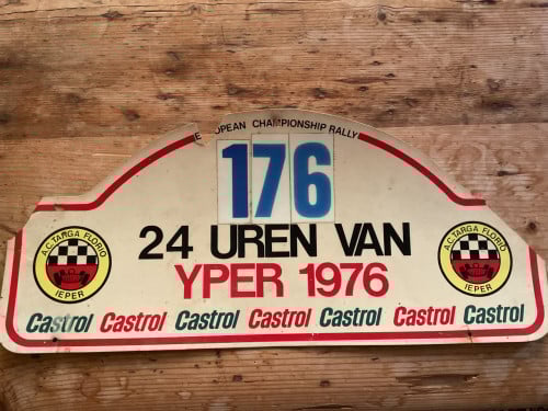 Rallyschild 24 uren van Ieper 1976