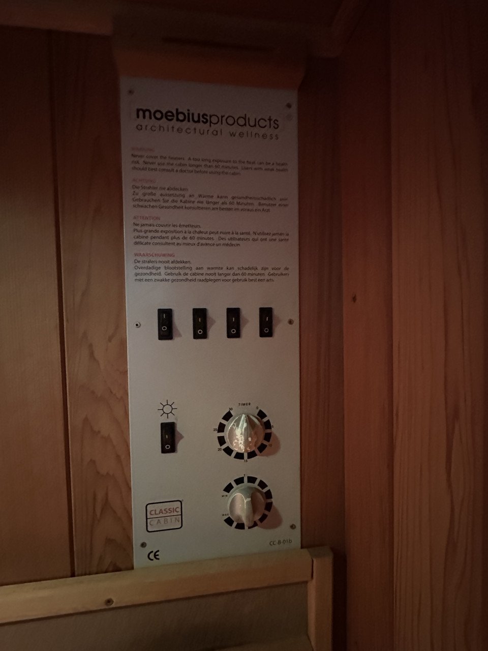 Infra rood sauna Moebius