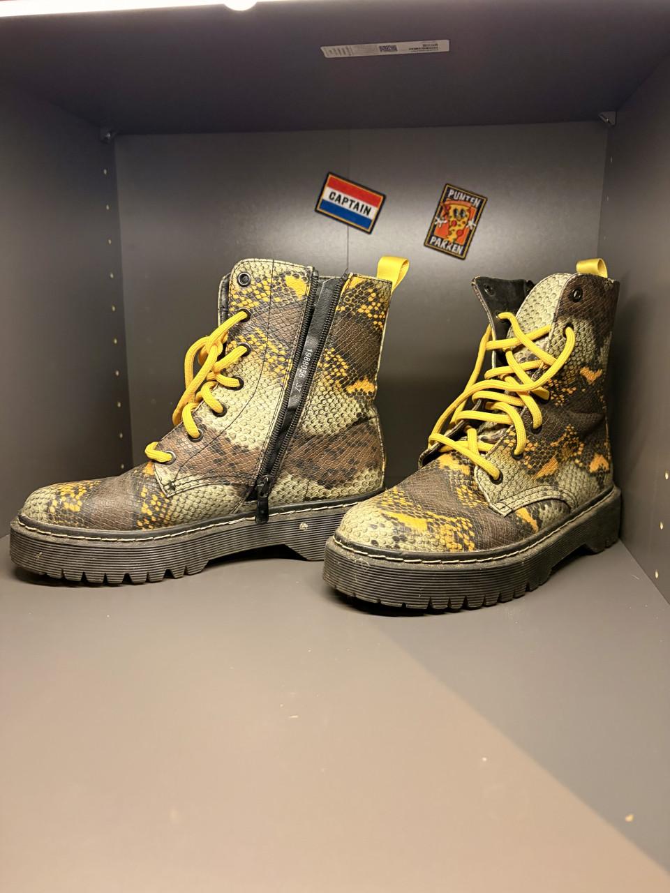Stoere Snake Print  Boots – Maat 37