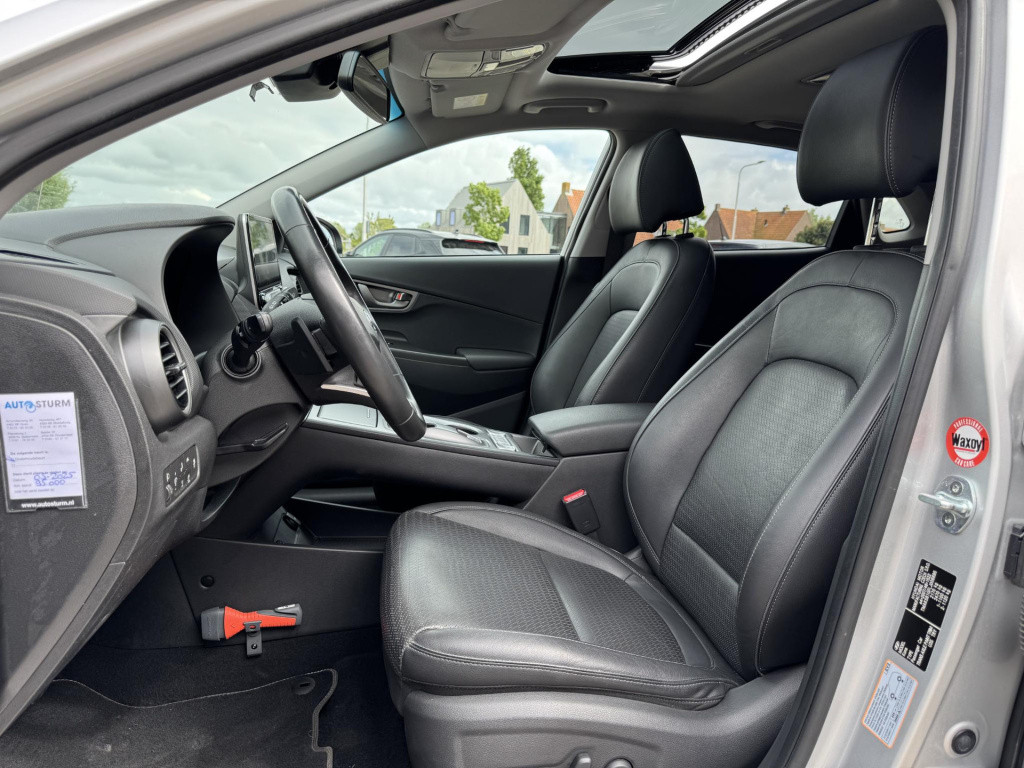 Hyundai Kona ev premium 64 kwh 3-fase lader | schuif-/kanteldak | navigatie