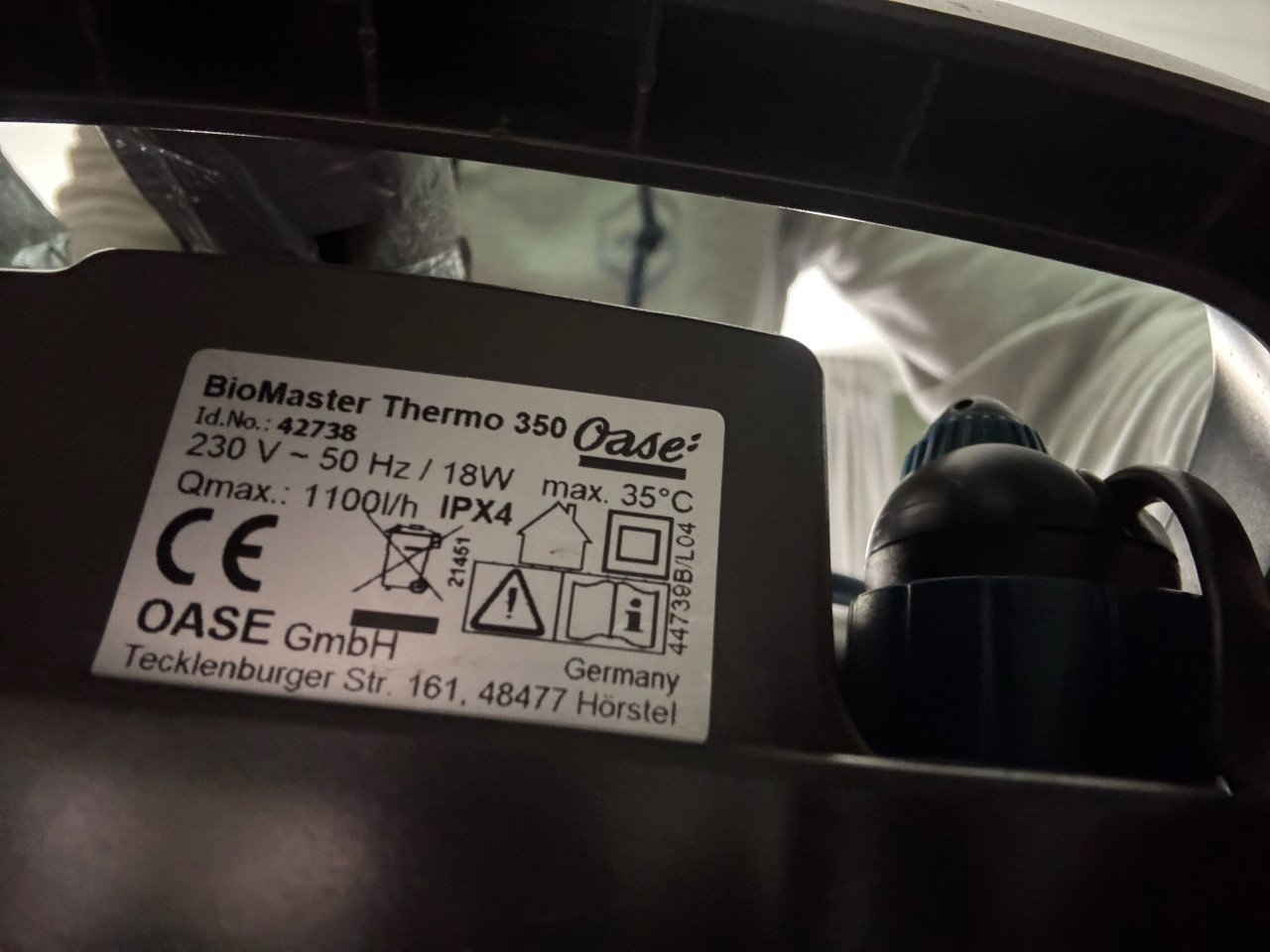 Oase biomaster 350 thermo