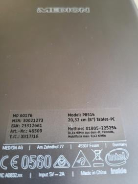 Medion tablet