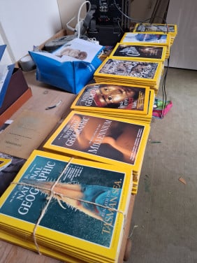 Complete verzameling National Geography tijdschriften. Van 1974 t/m 2002.