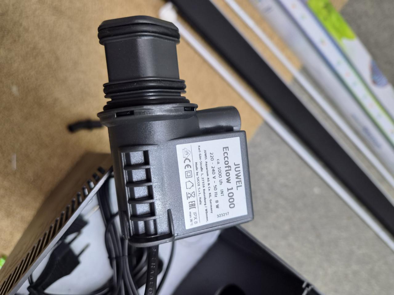 Juwel filter, verwarming en ecoflow pomp