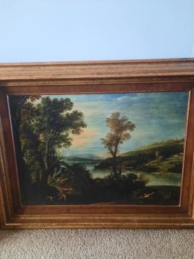 Olieverf schilderij landschap