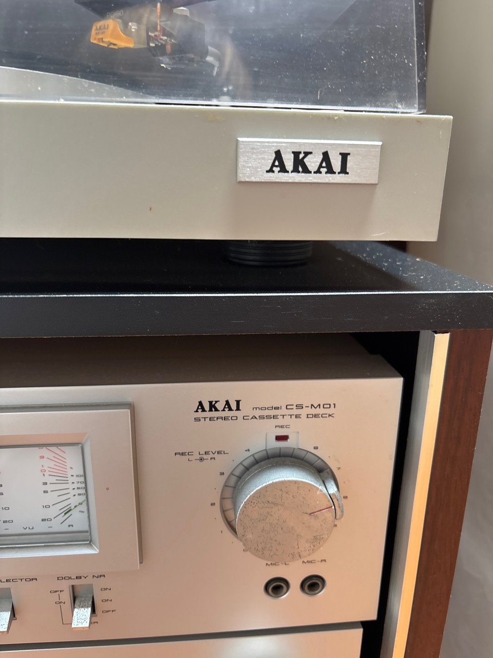 Radio cassette platenspeler