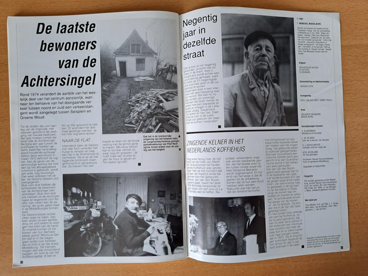 Mondvol Middelburg - Nostalgische aantekeningen bij een veranderd stadsbeel