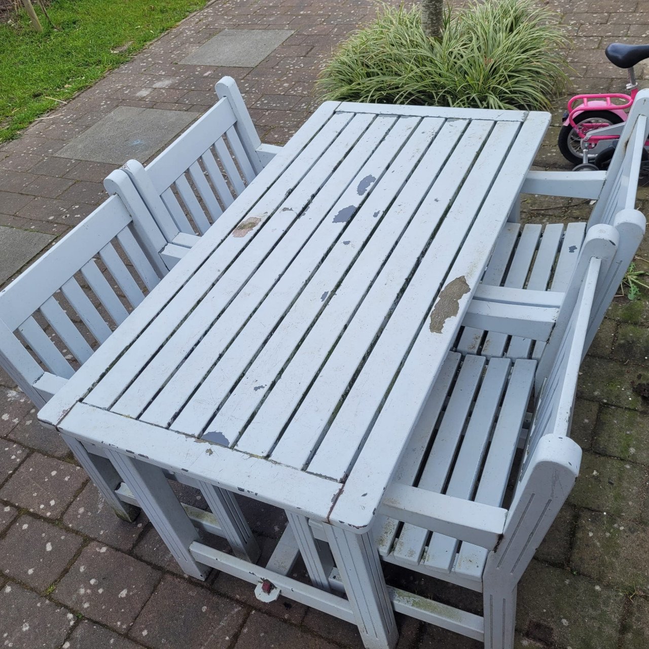 Tuinset hard hout