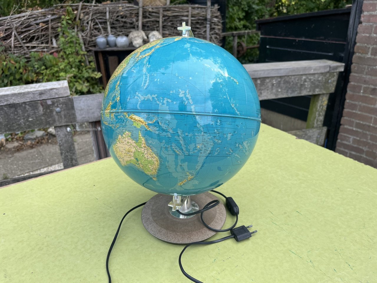 Wereldbol Globe met verlichting